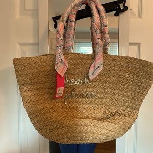 Lilly Pulitzer Playa Blanca Straw Tote
